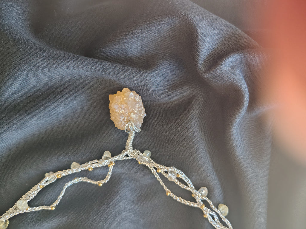 Natural star citrine from morocco