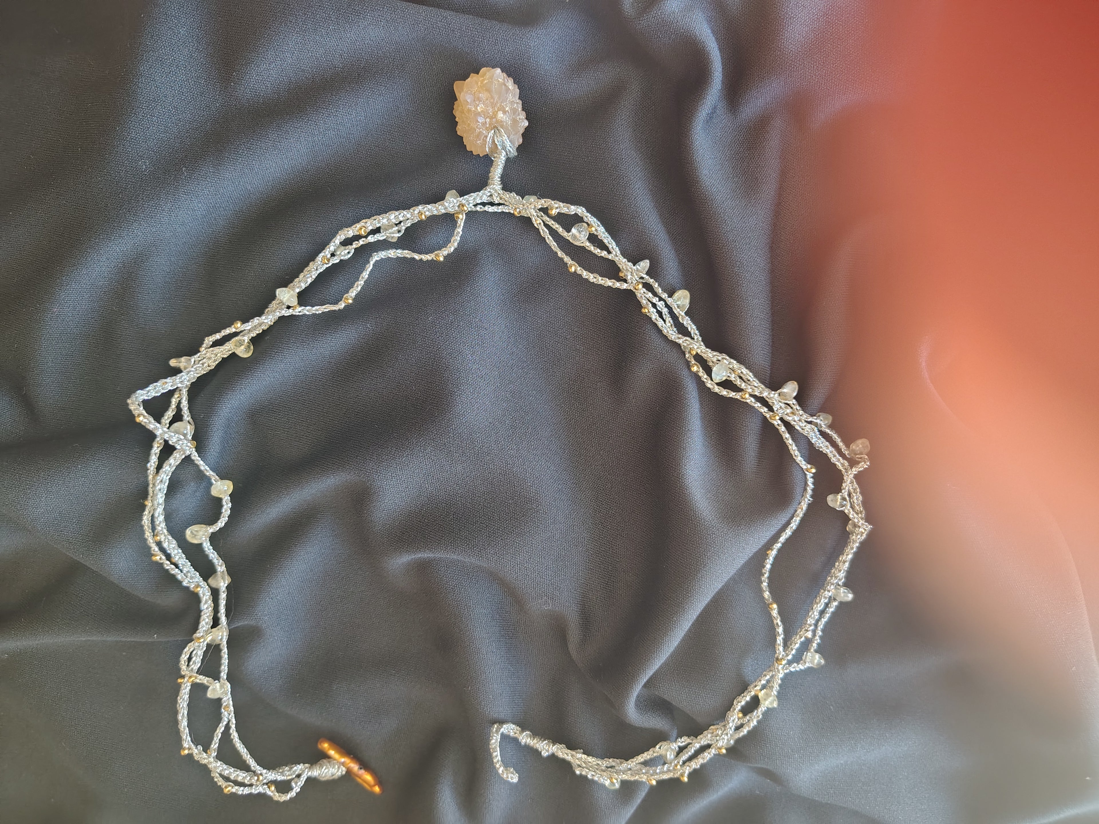 Natural star citrine from morocco