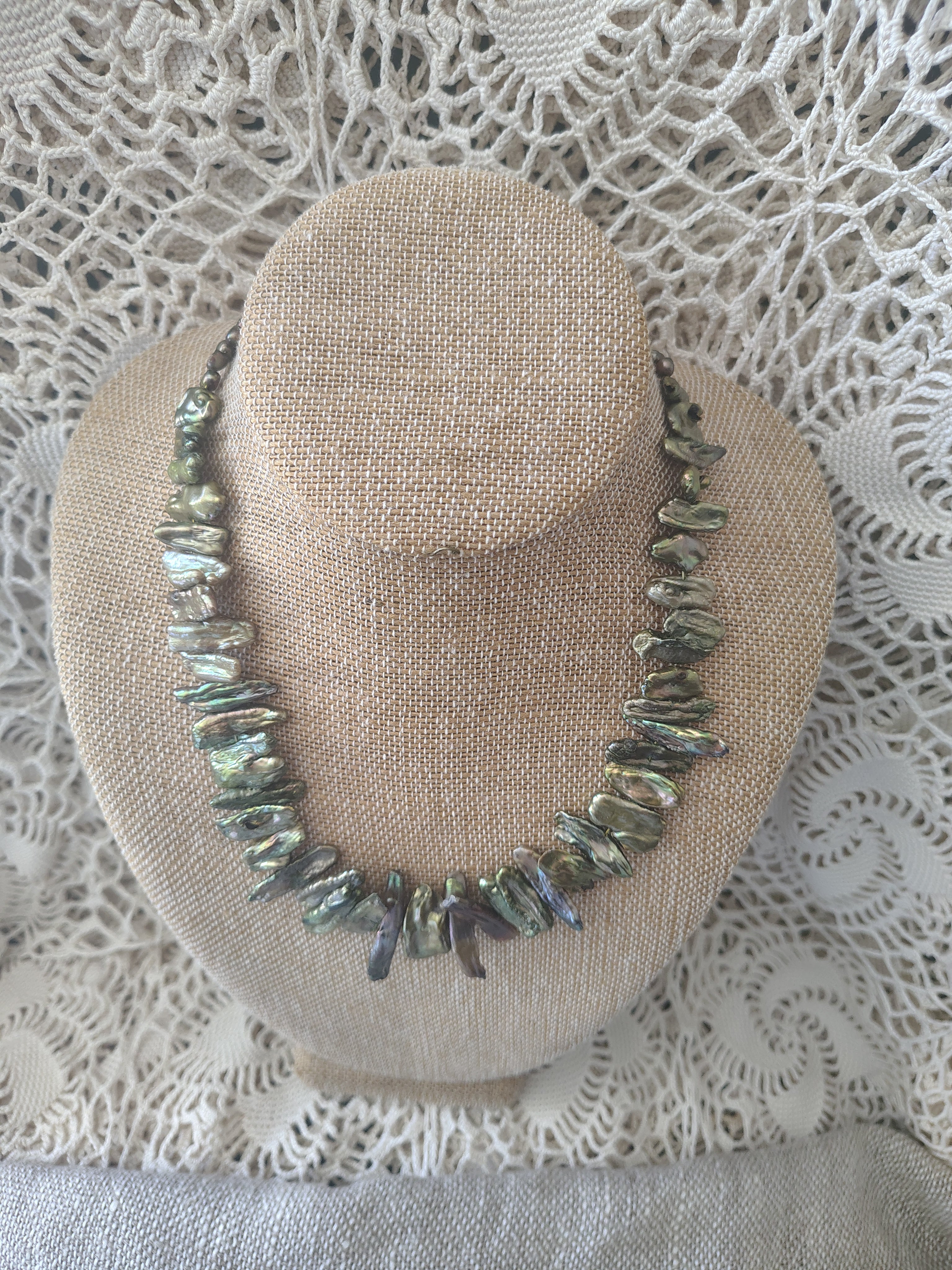 Necklace freshwater pearls
